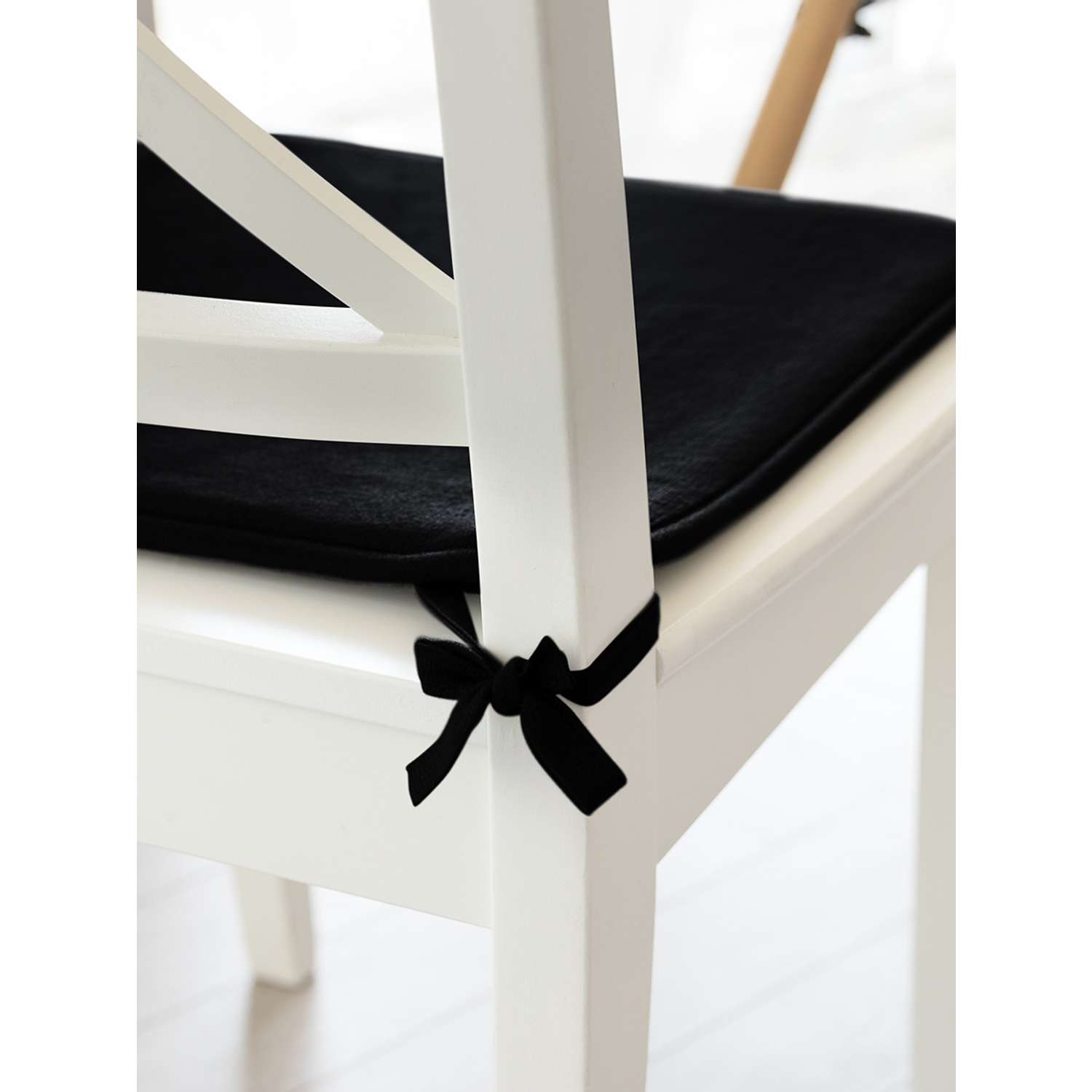 Подушка на стул DeNASTIA с эффектом памяти 40x35x38 см чёрный P111170 - фото 3