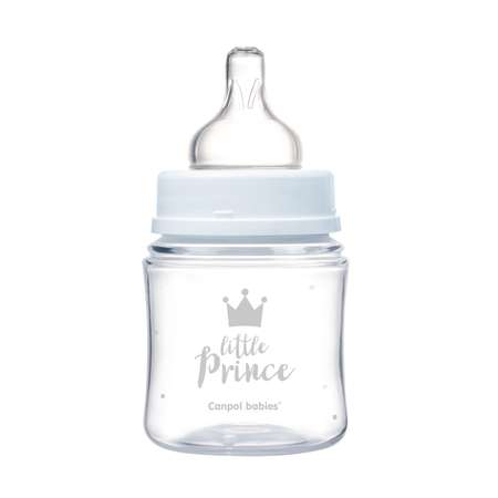 Бутылочка для кормления Canpol Babies EasyStart Royal Baby PP с широким горлышком 120мл с 0месяцев Голубой