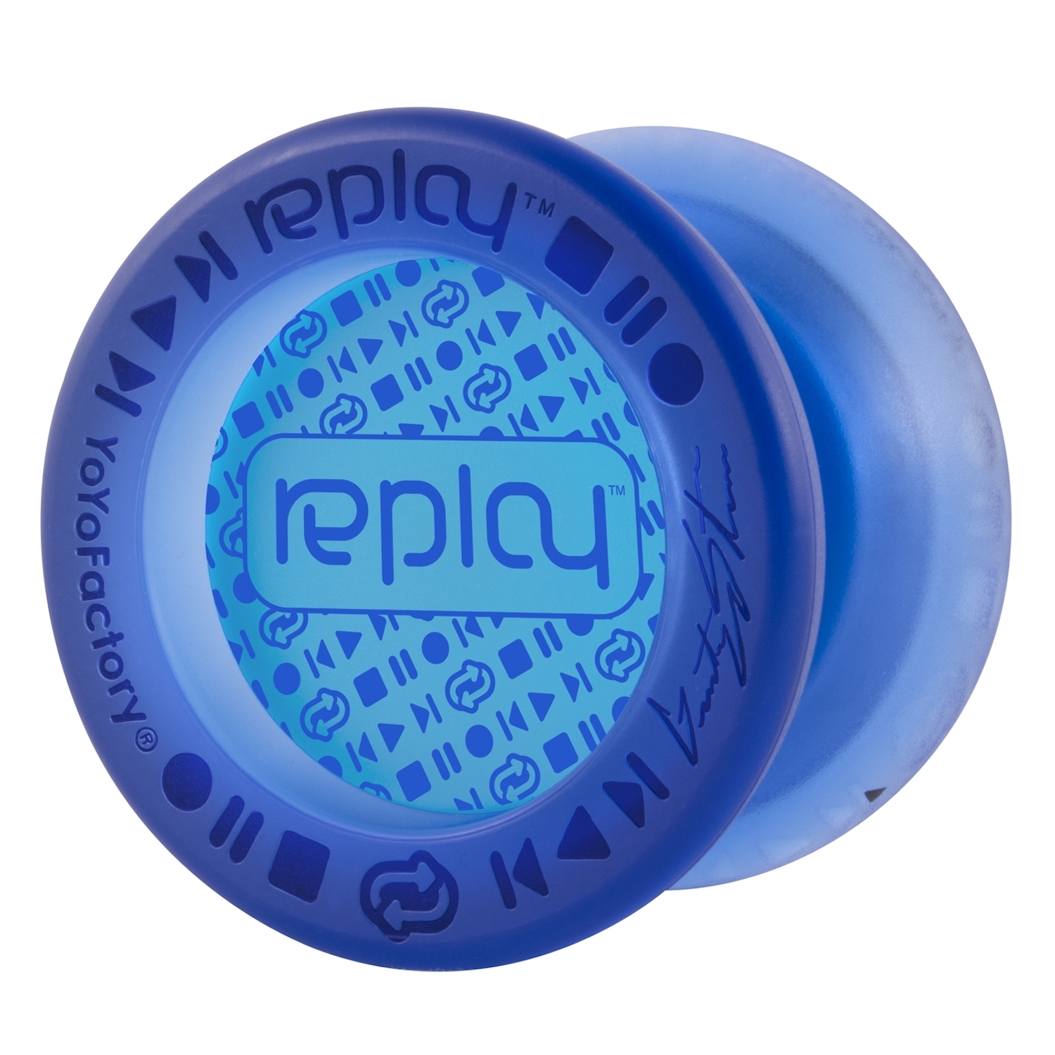 Игра YoYoFactory Йо-Йо Replay Синий YYF0006/blue - фото 1