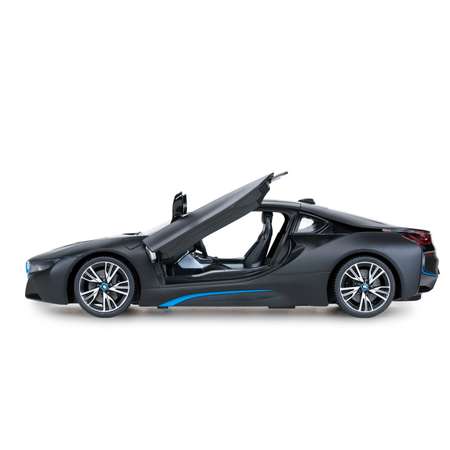 Машинка р/у Rastar BMW i8 отк.дверь 1:14 мат.черная