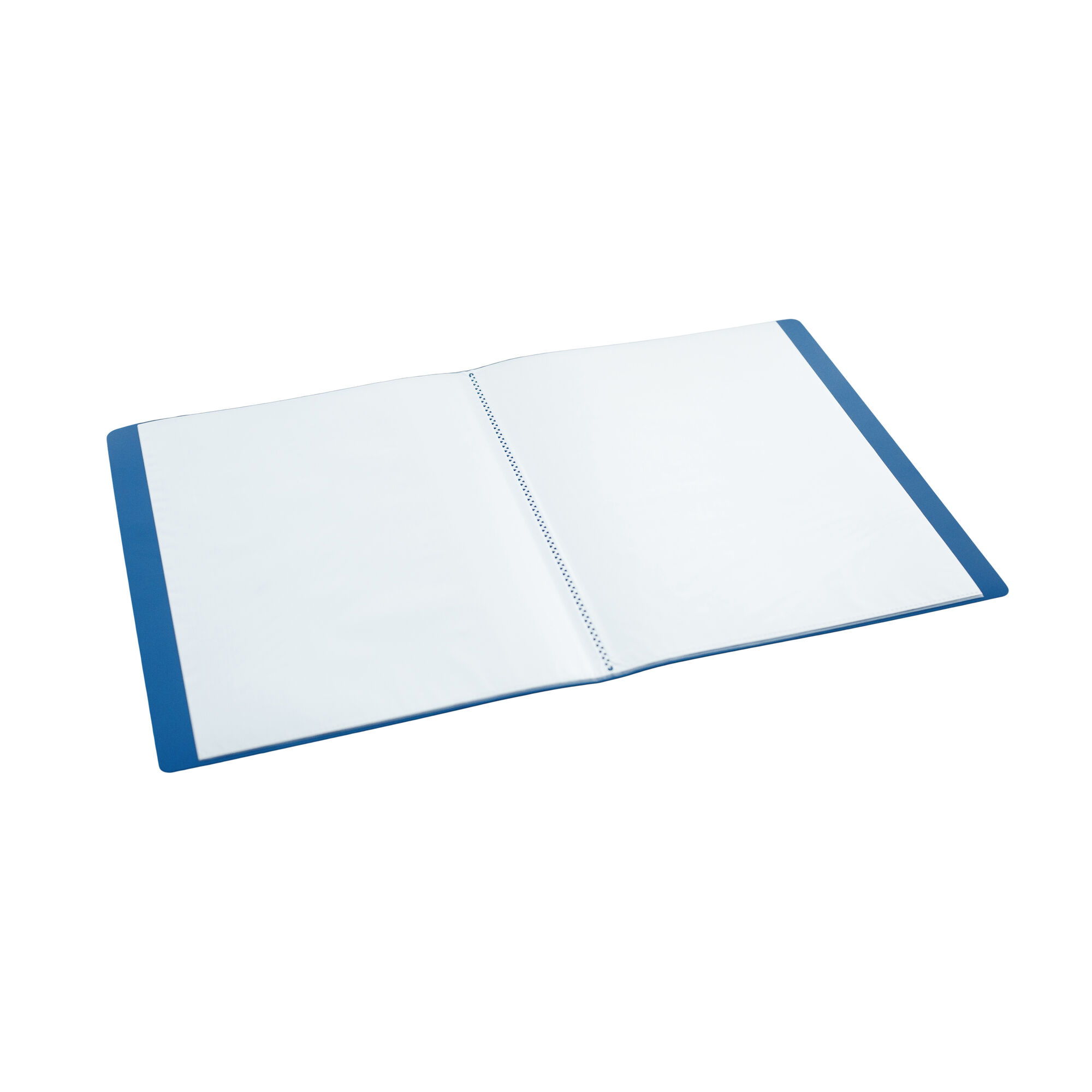 Папка с 20 файлами А4 Консул пластик 0.55 мм цвет синий - фото 2