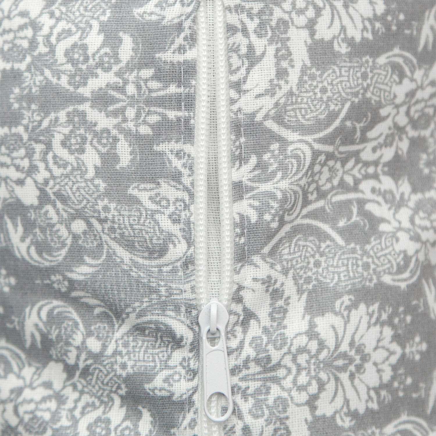 Подушка AmaroBaby для беременных валик 170х35 см Дамаск серый - фото 4