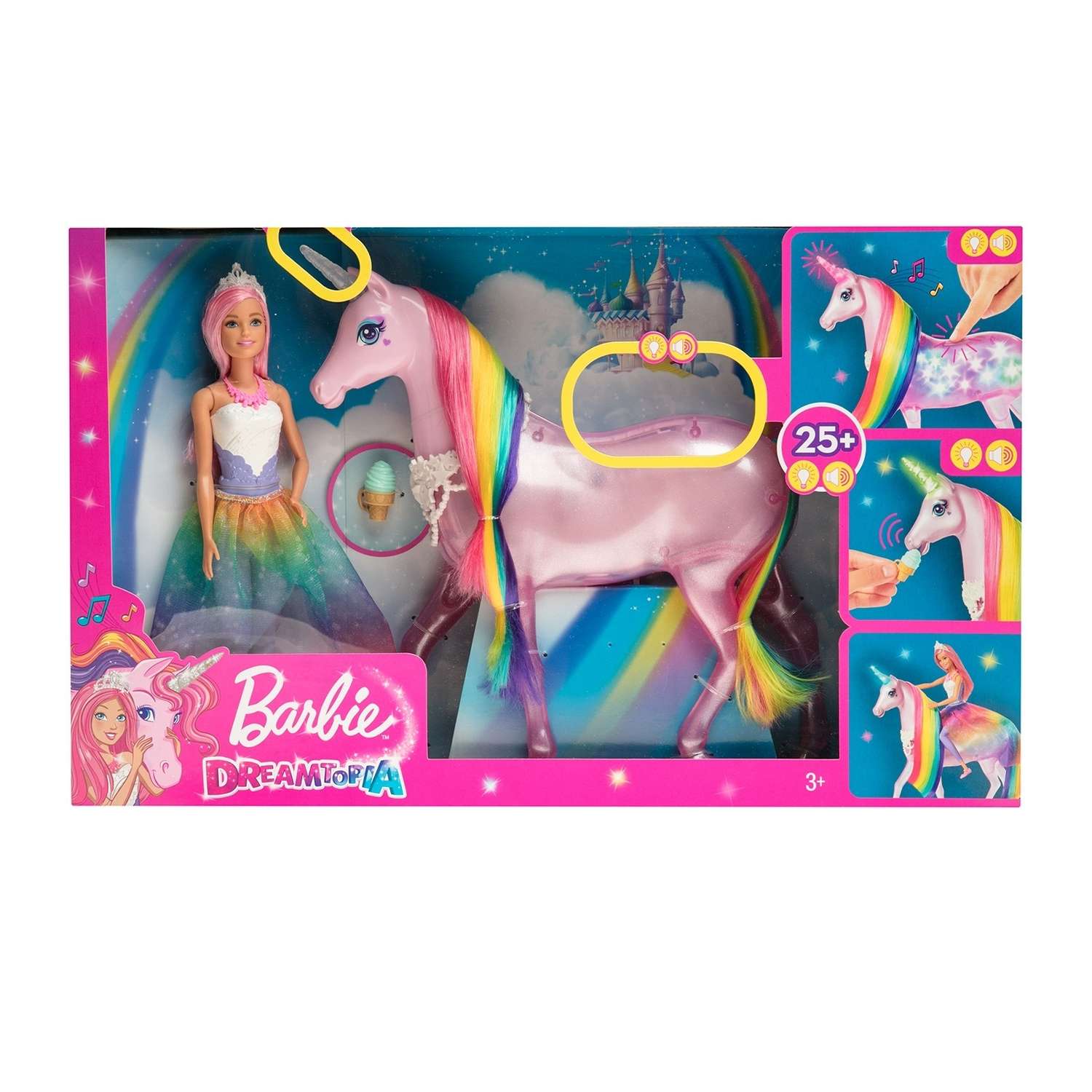 Набор игровой Barbie кукла и Радужный единорог FXT26 FXT26 - фото 2