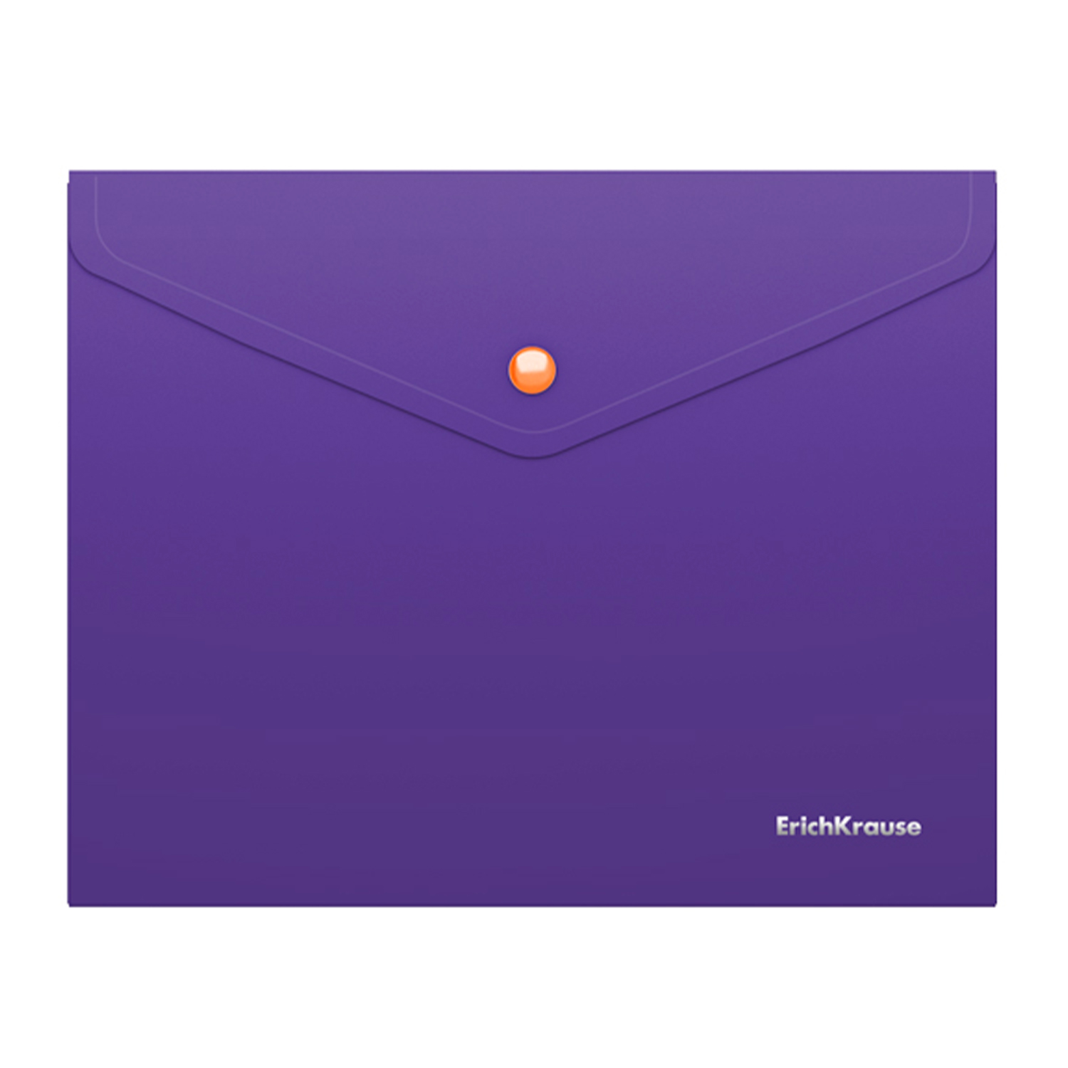 Папка-конверт ErichKrause Soft Caribbean Sunset A5+ на кнопке пластиковая в ассортименте 54880 - фото 4