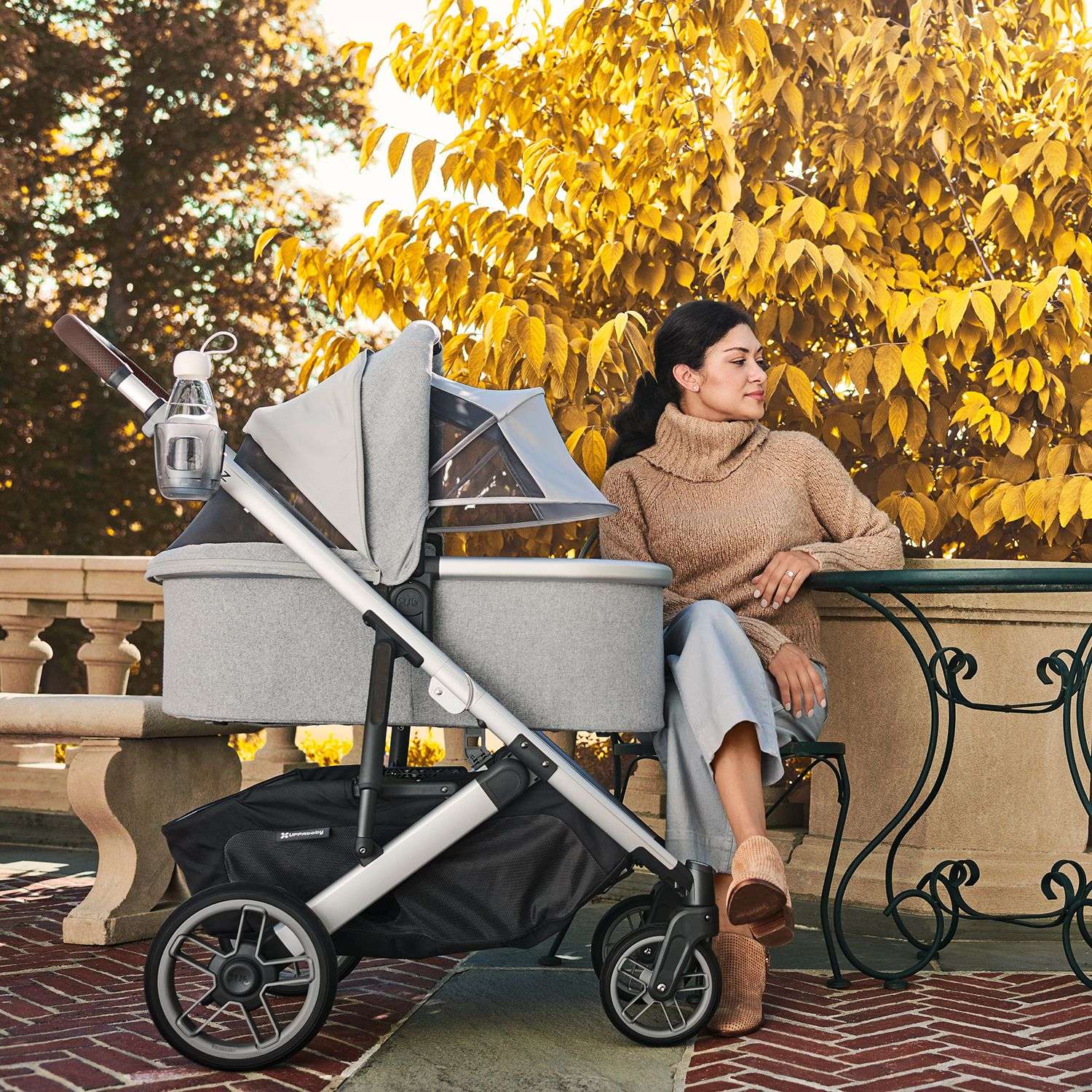 Люлька для коляски UPPAbaby Cruz и Vista Stella Серебристый меланж 0920-BAS-EU-STL - фото 15