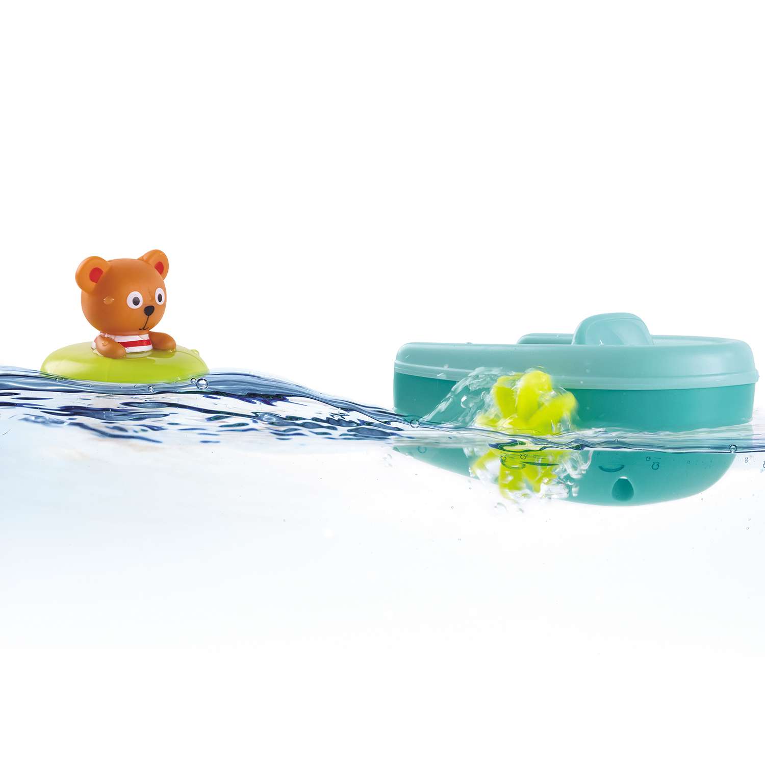 Игрушка для купания HAPE Мишка на тюбинге - фото 10