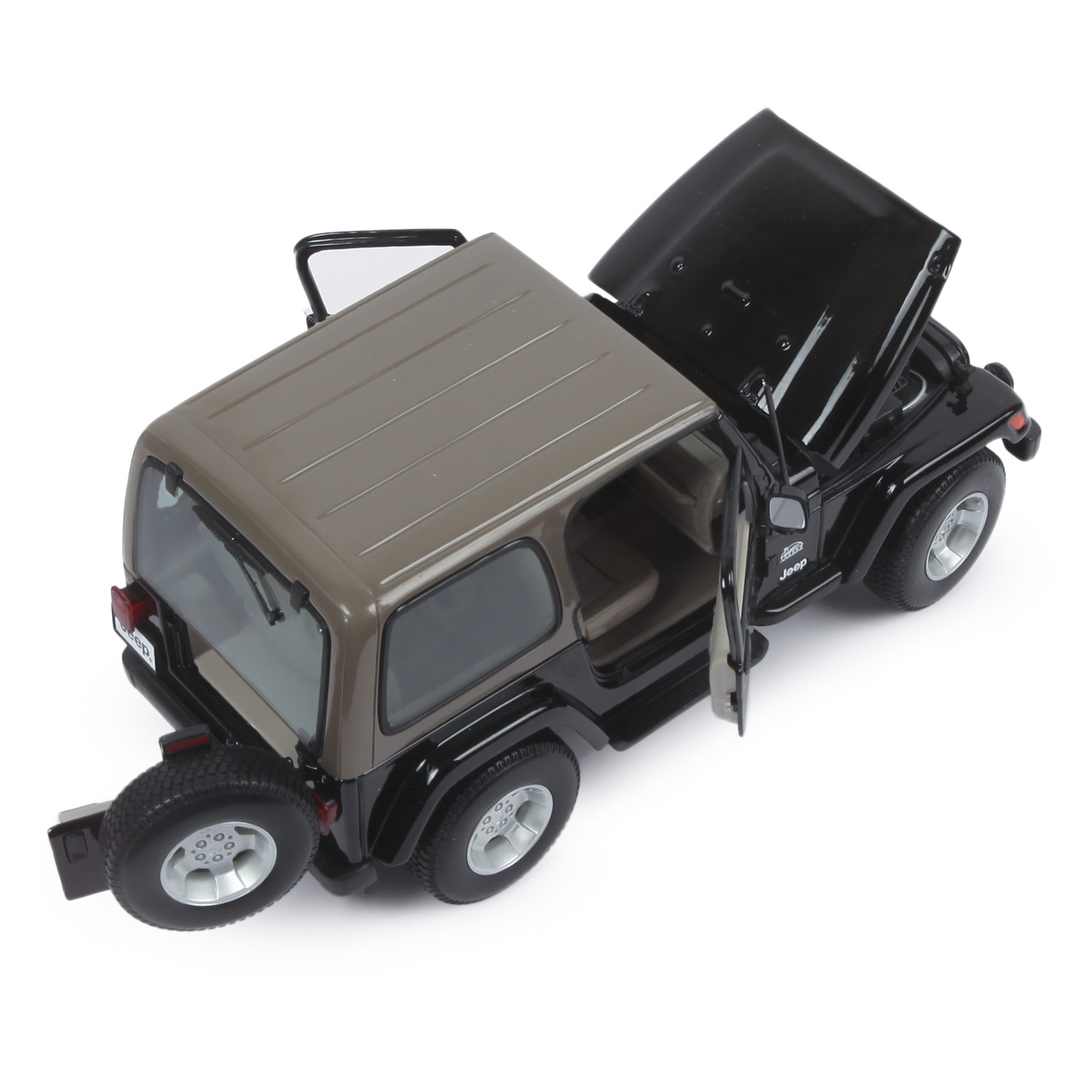 Автомобиль MAISTO Jeep 1:18 без механизмов черный 31662 - фото 6