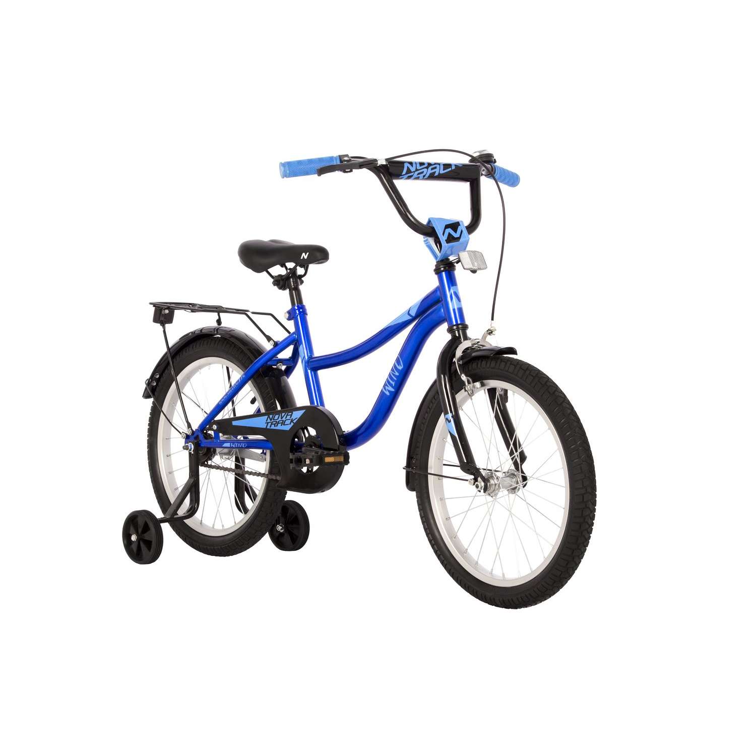 Велосипед 18 WIND NOVATRACK синий - фото 1