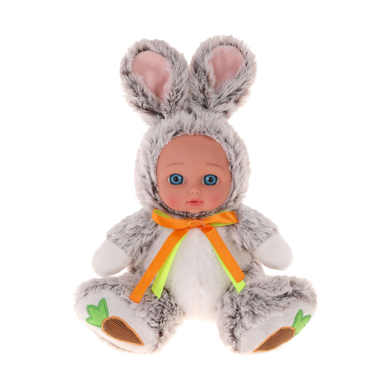 Мягкая игрушка 2 в 1 Fluffy Family Зайчонок-кукла - фото 4