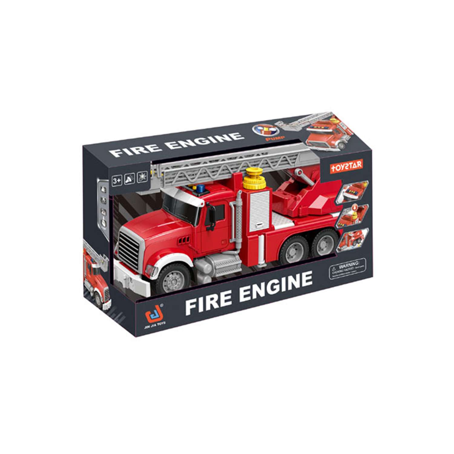 Машинка электрическая Наша Игрушка для мальчиков Пожарная машина свет звук 653756 - фото 1