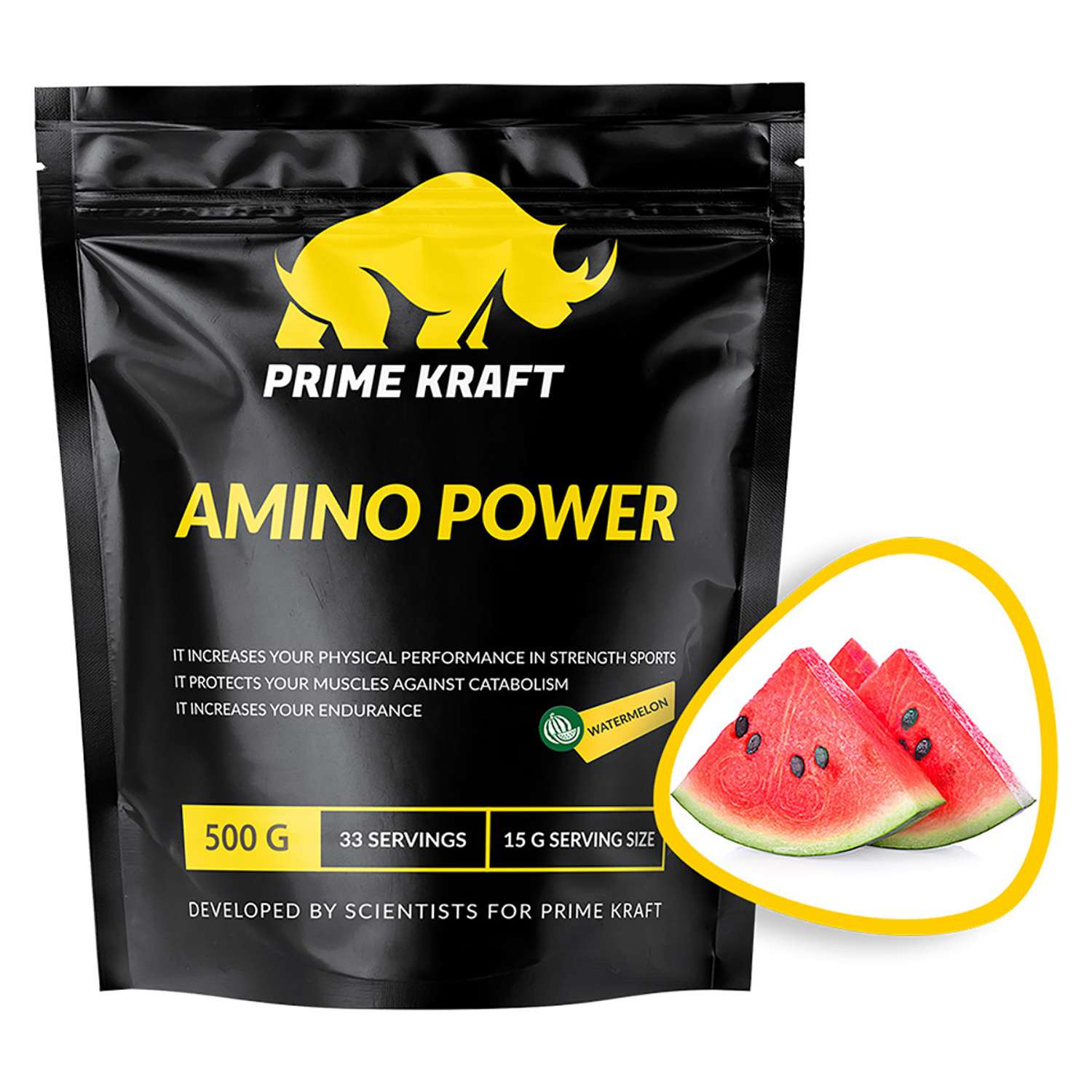 Комплекс Аминокислотный Prime Kraft Amino Power арбуз 500г - фото 2