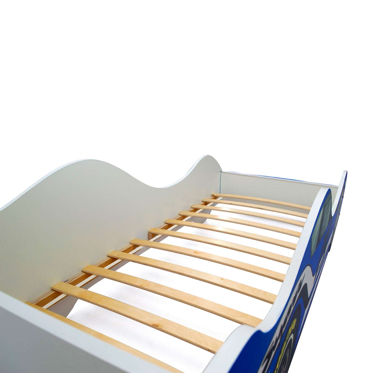 Детская кровать-машина Бельмарко Супра синяя - фото 3