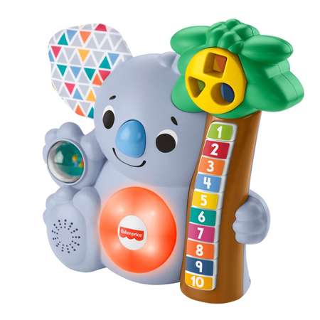 Игрушка Fisher Price Linkimals Считающая Коала для малышей развивающая GRG60