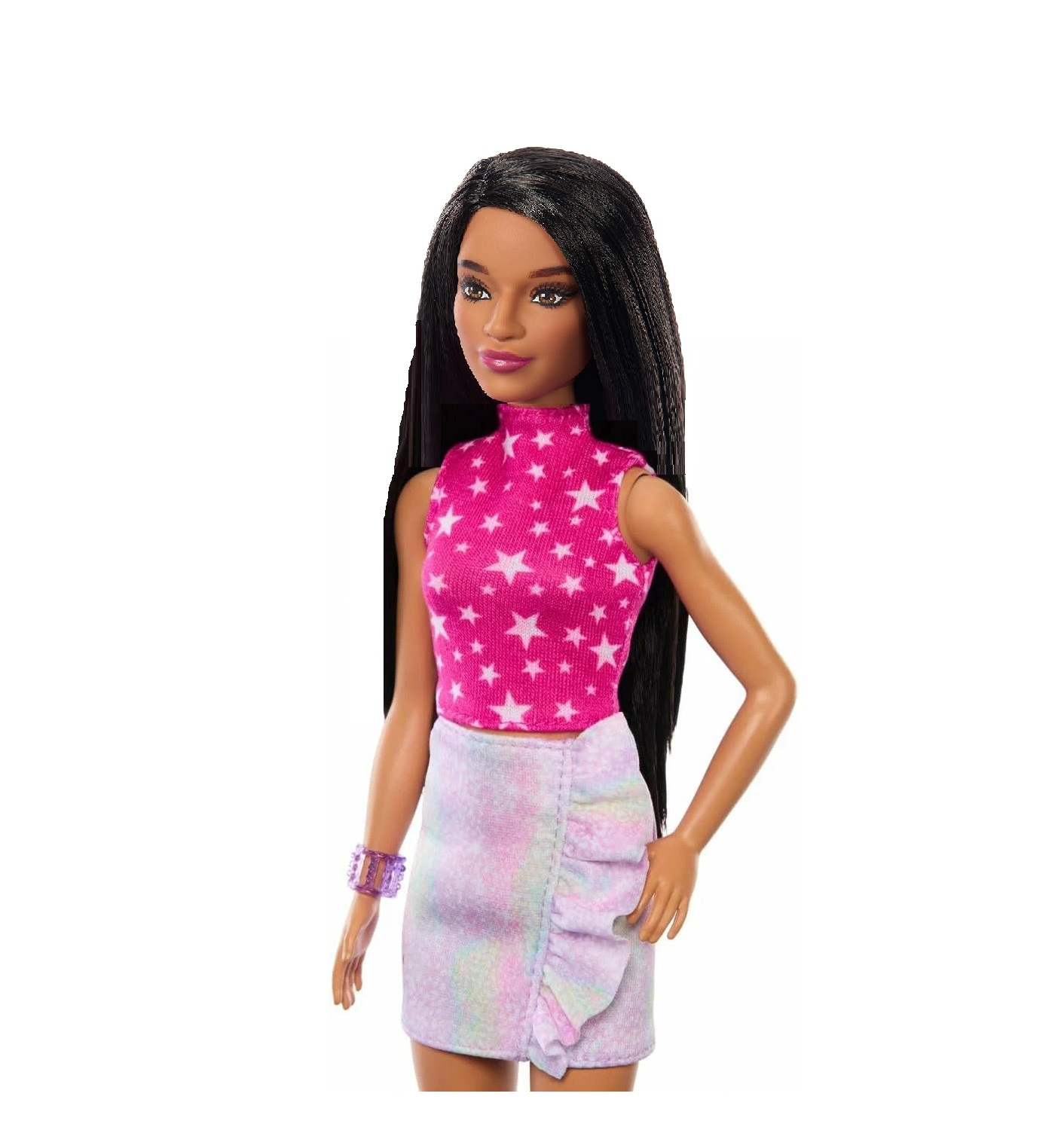 Кукла Barbie Fashionista Doll Розовый и металлик HRH13 HRH13 - фото 3