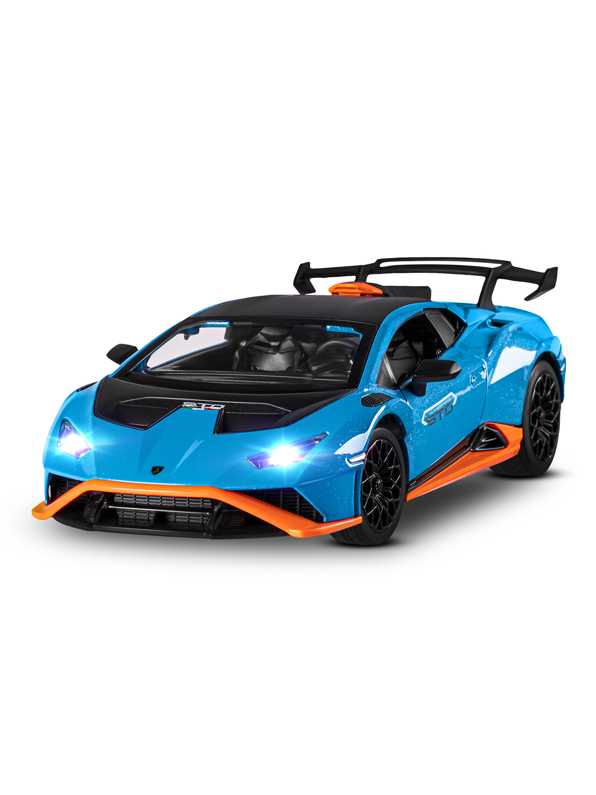 Автомобиль АВТОпанорама Lamborghini 1:24 синий JB1251648 - фото 11