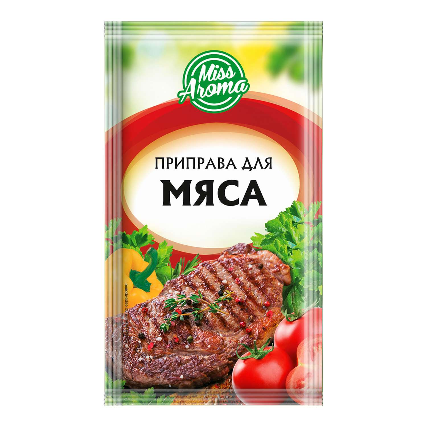 Приправа для мяса Miss Aroma с солью 15г - фото 1