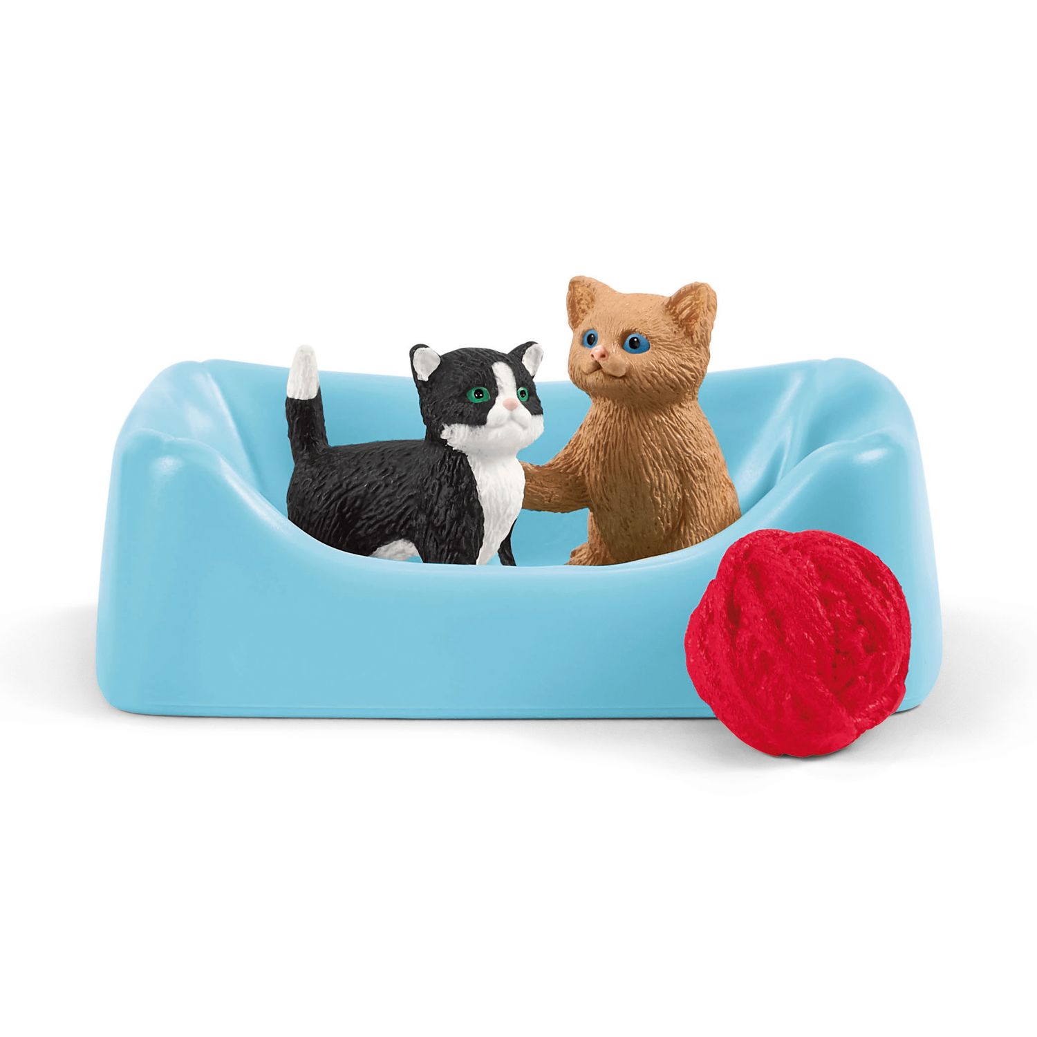 Набор SCHLEICH Игровой комплекс для кошки и котят 9предметов 42501 - фото 4