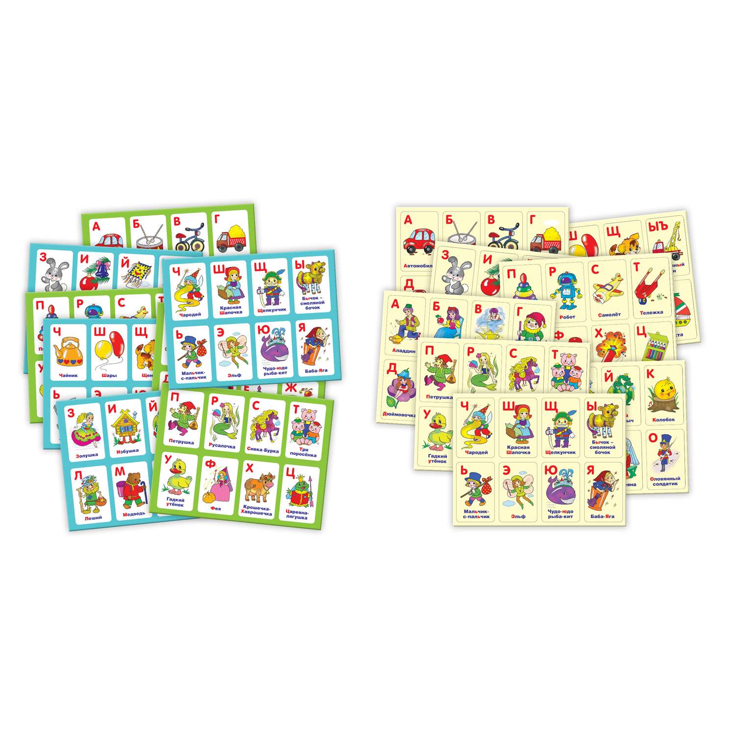 Игра развивающая Hatber Развивающее лото для детей-Сказочная азбука и азбука игрушек - фото 2