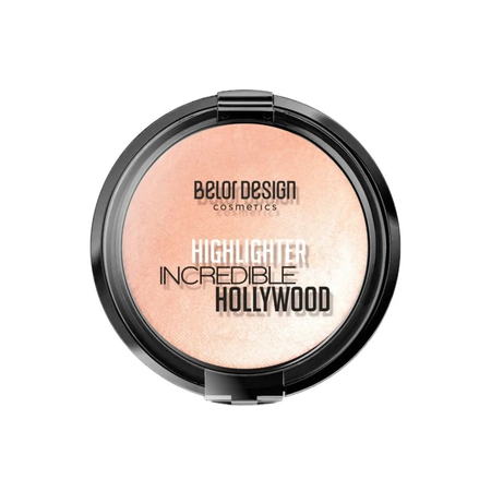 Хайлайтер для лица Belor Design Incredible hollywood Тон 2 Жемчужно-розовый 7.3 г