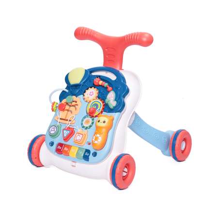 Ходунки-каталка BabyCare 3в1 Spin синие