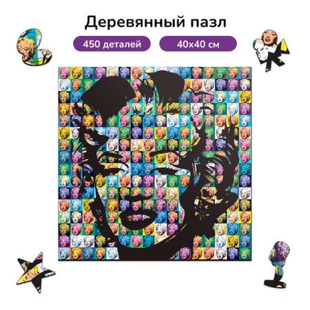 Пазл фигурный деревянный Active Puzzles Мэрилин Монро