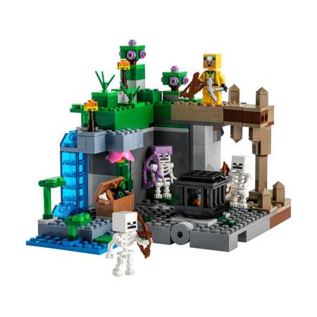 Конструктор LEGO Minecraft Подземелье скелета блочный