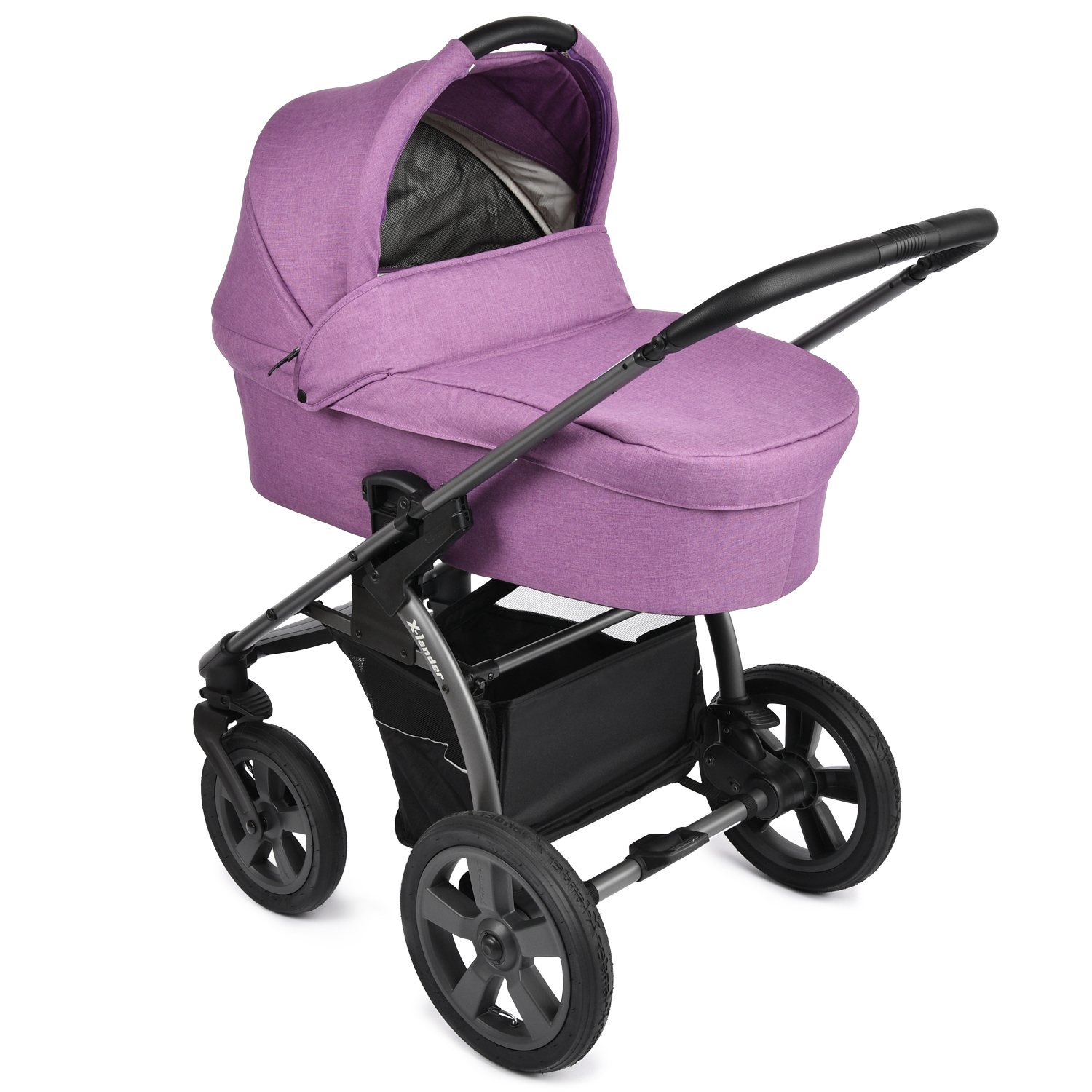 Люлька X-Lander для коляски X-Pram Light Dusk Violet T-AKC01-00820 - фото 1