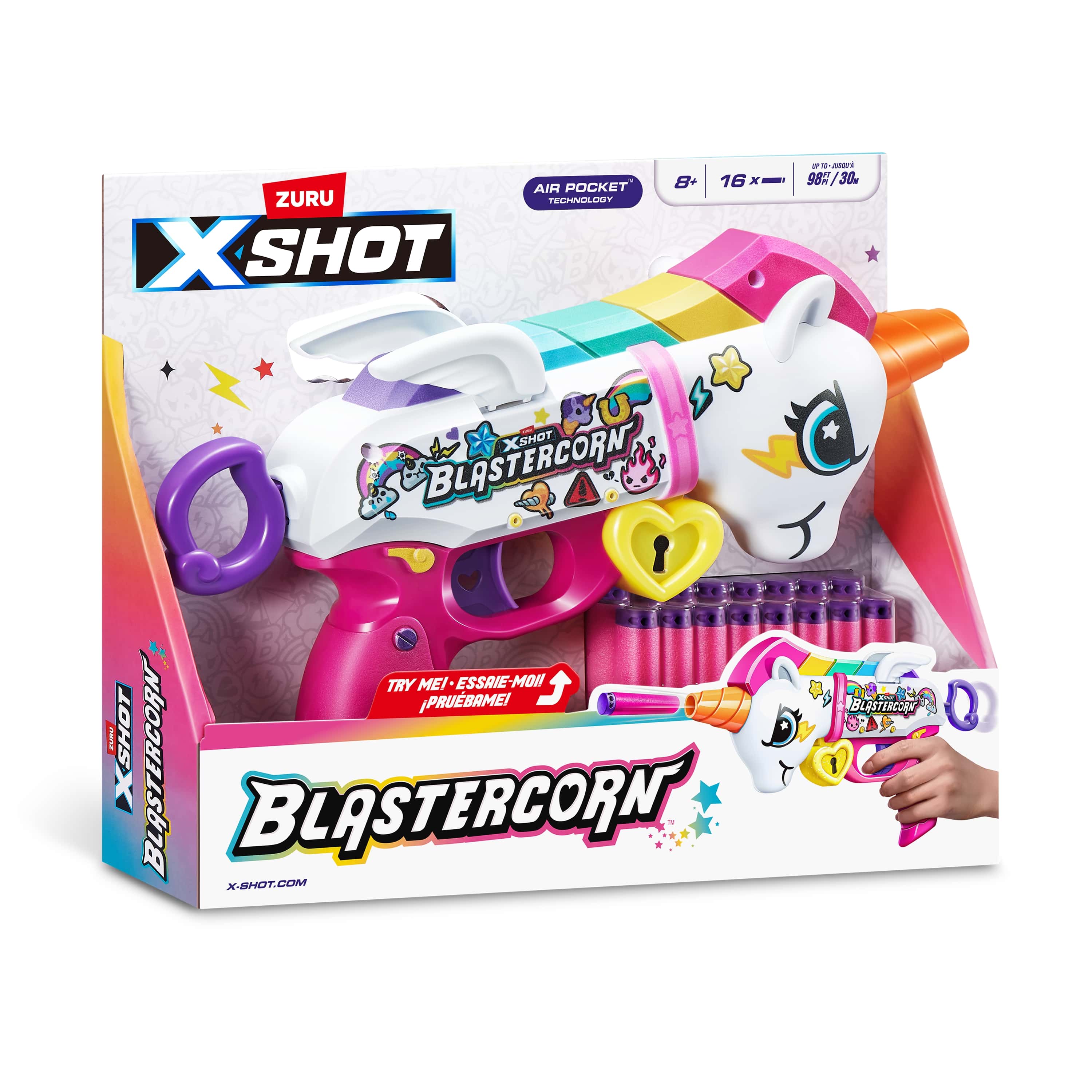 Бластер Zuru XSHOT  Excel Blastercorn 16 снарядов - фото 10