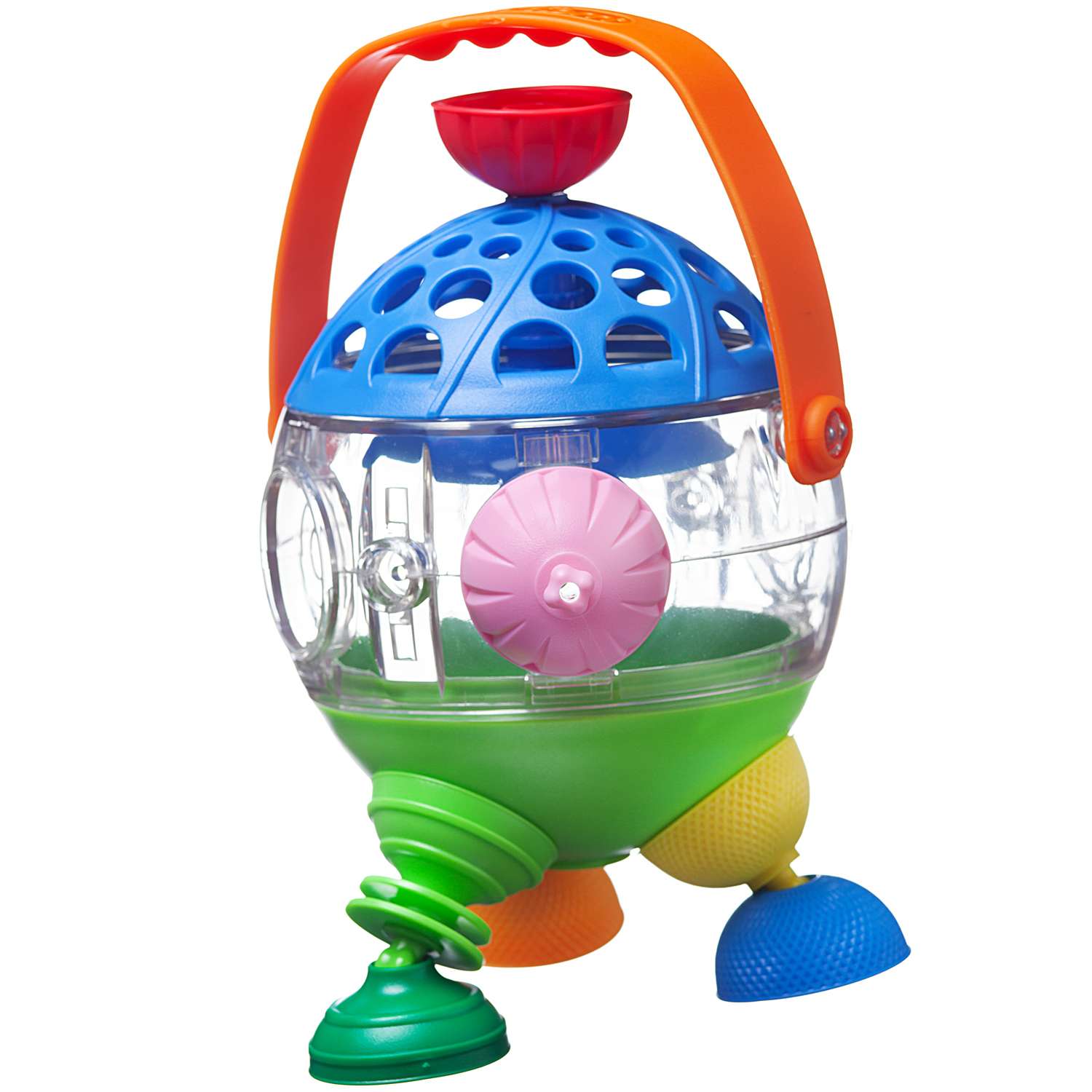 Развивающая игрушка LALABOOM Ведерко для купания 12 предметов - фото 1