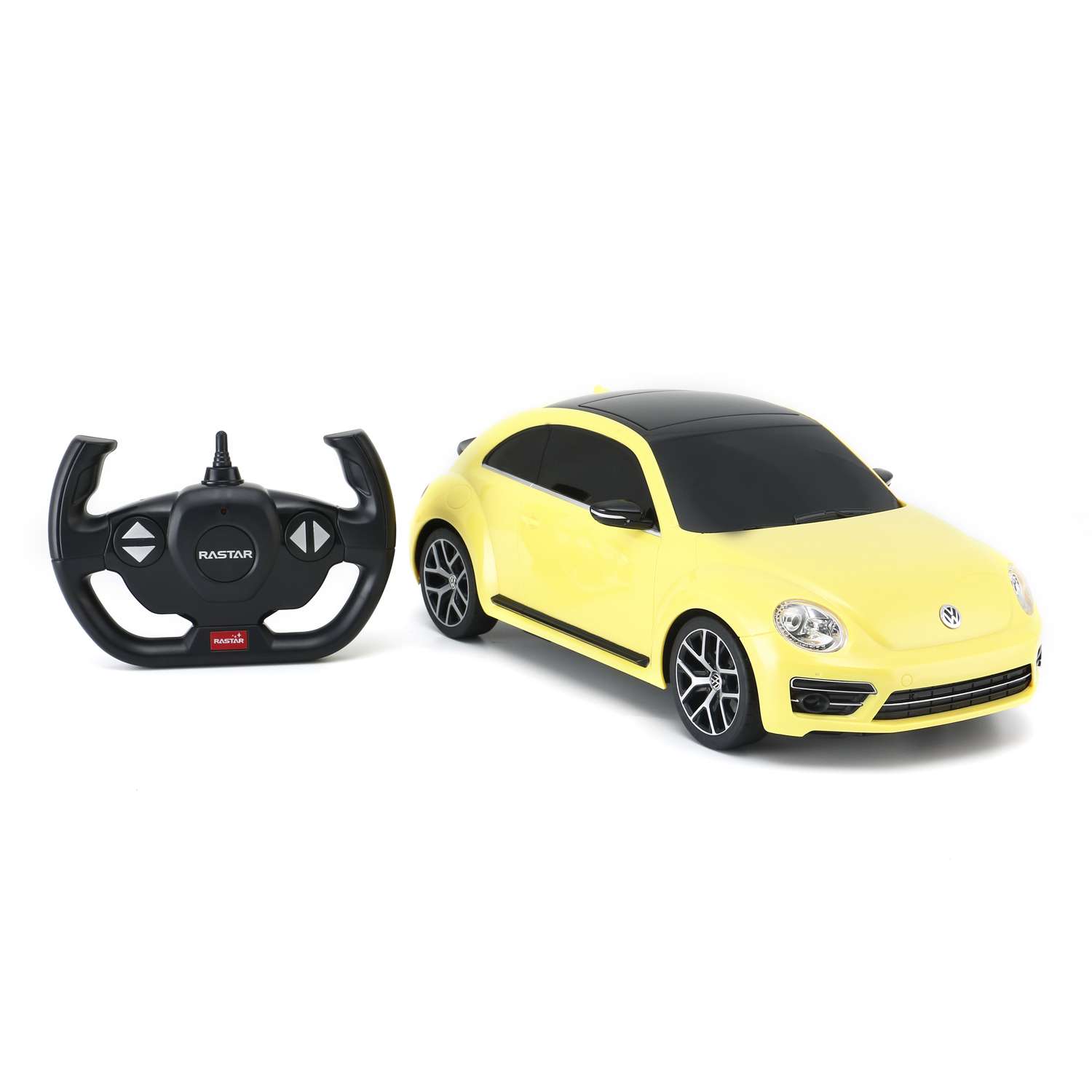 Машина Rastar РУ 1:14 Volkswagen Beetle Желтая 78000 - фото 1