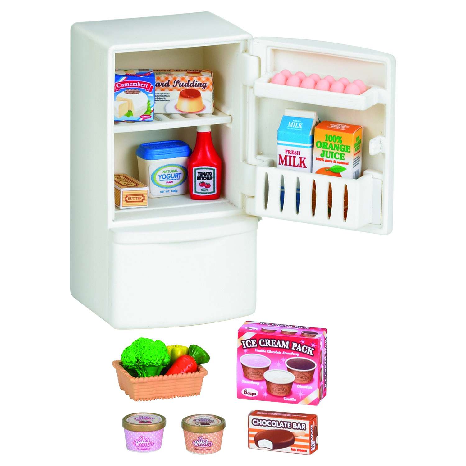 Набор Sylvanian Families Холодильник с продуктами, новый (5021) - фото 1