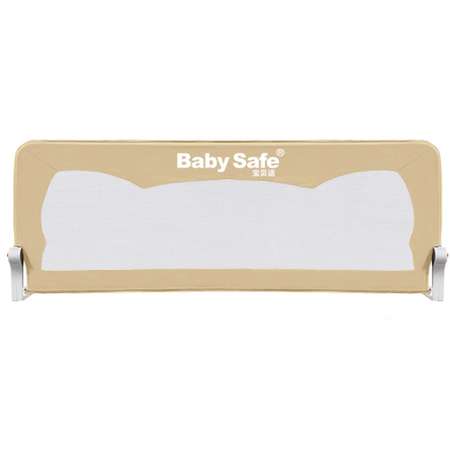 Барьер защитный для кровати Baby Safe защитный для кровати Ушки 180х66 бежевый