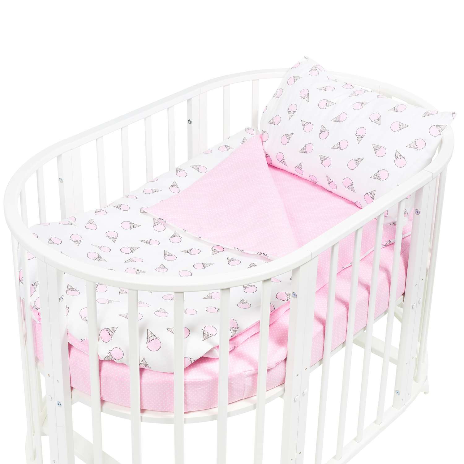 Комплект постельного белья Sweet Baby Gelato 4предмета Rosa Розовый - фото 1