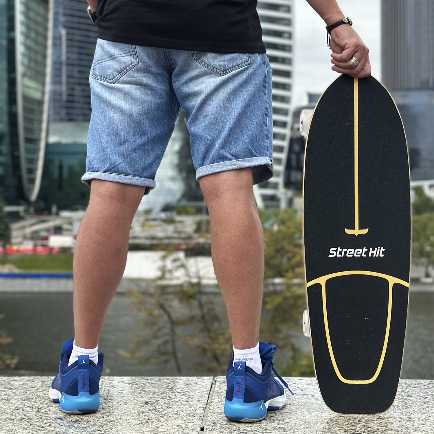 Скейтборд Street Hit деревянный SurfSkate space - фото 5