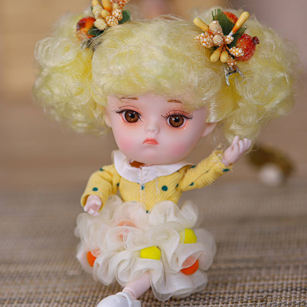 Кукла EstaBella Апельсинчик на шарнирах коллекционная 46283519 - фото 15