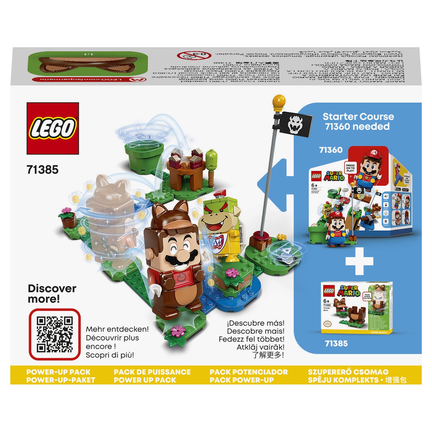 Конструктор LEGO Super Mario набор усилений Марио Тануки 71385 - фото 3