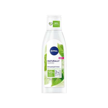 Тоник для лица NIVEA очищающий Naturally Good для всех типов кожи 200 мл