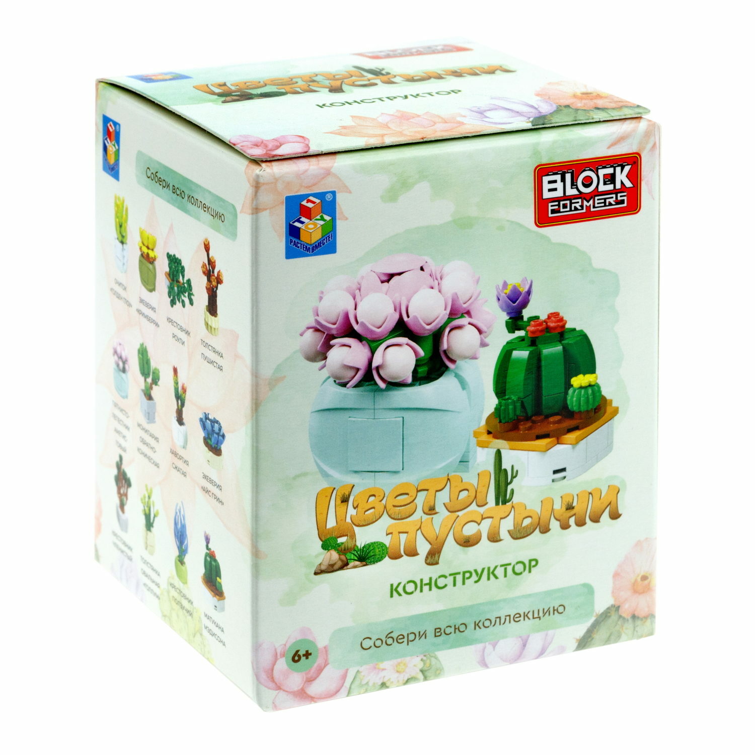 Игрушка- сюрприз Blockformers 1Toy конструктор Цветы пустыни в коробке  купить по цене 415 ₽ в интернет-магазине Детский мир