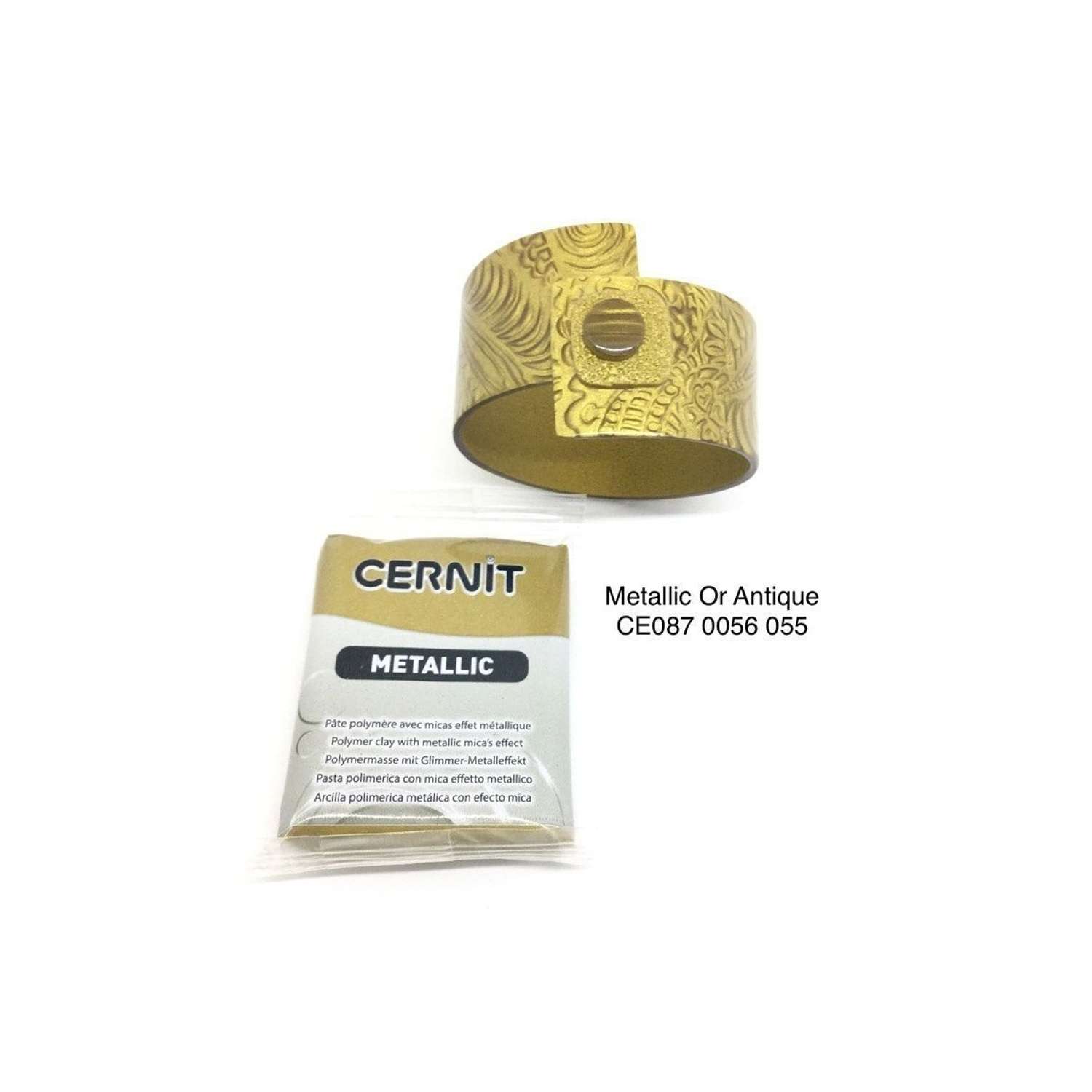 Полимерная глина Cernit пластика запекаемая Цернит metallic 56 гр CE0870062 - фото 10