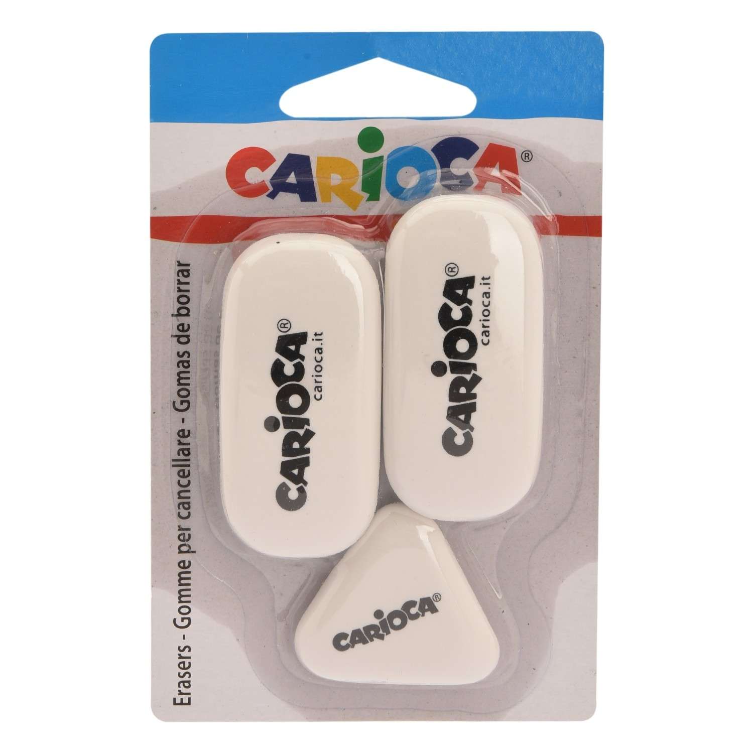 Ластик CARIOCA 3 шт. - фото 2