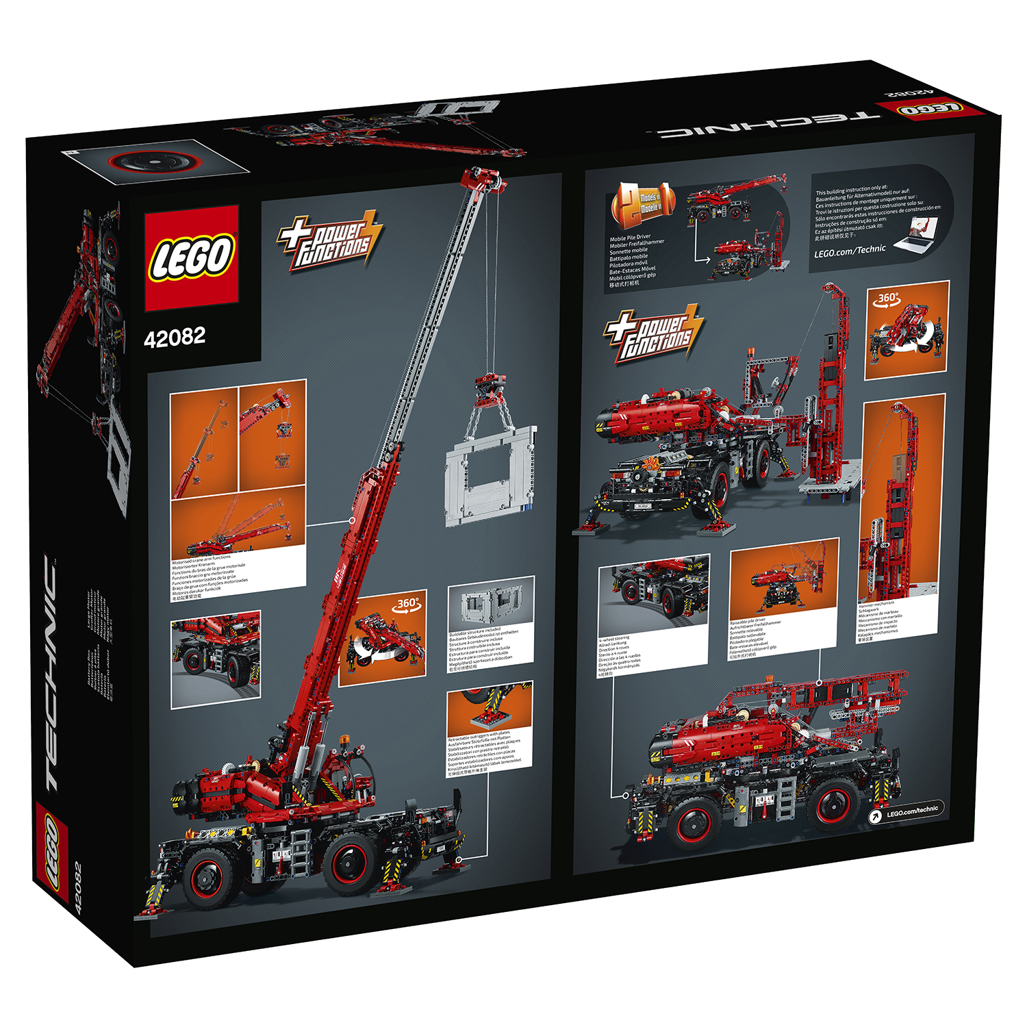 Конструктор LEGO Technic Подъёмный кран для пересечённой местности 42082 - фото 3