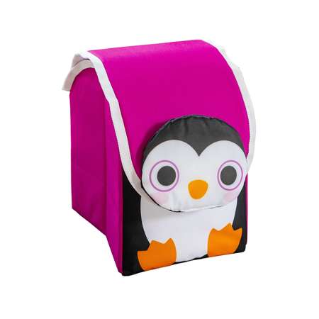 Корзина для игрушек Hotenok и хранения детских вещей Пингвин в ночи