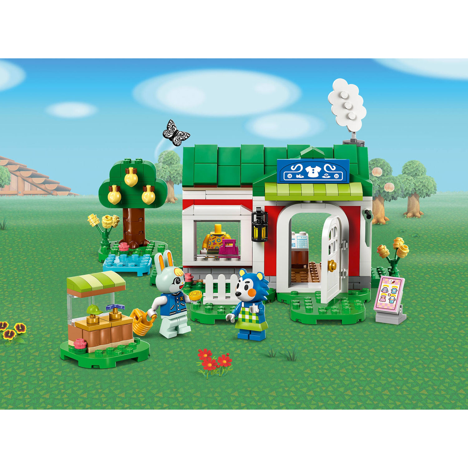 Конструктор LEGO Animal Crossing Магазин одежды Сестёр Эйбл - фото 10