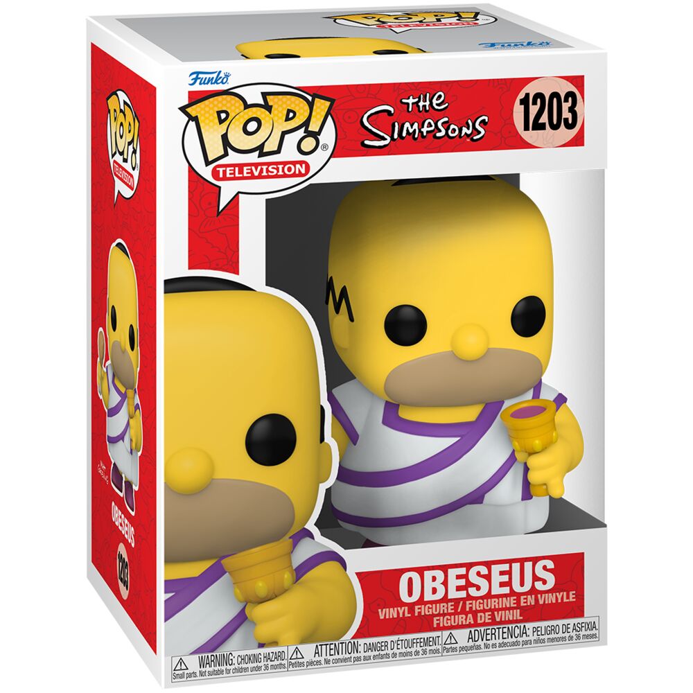 Фигурка Funko POP! Simpsons Гомер в образе Тучный Obeseus Homer из мультфильма Симпсоны - фото 2