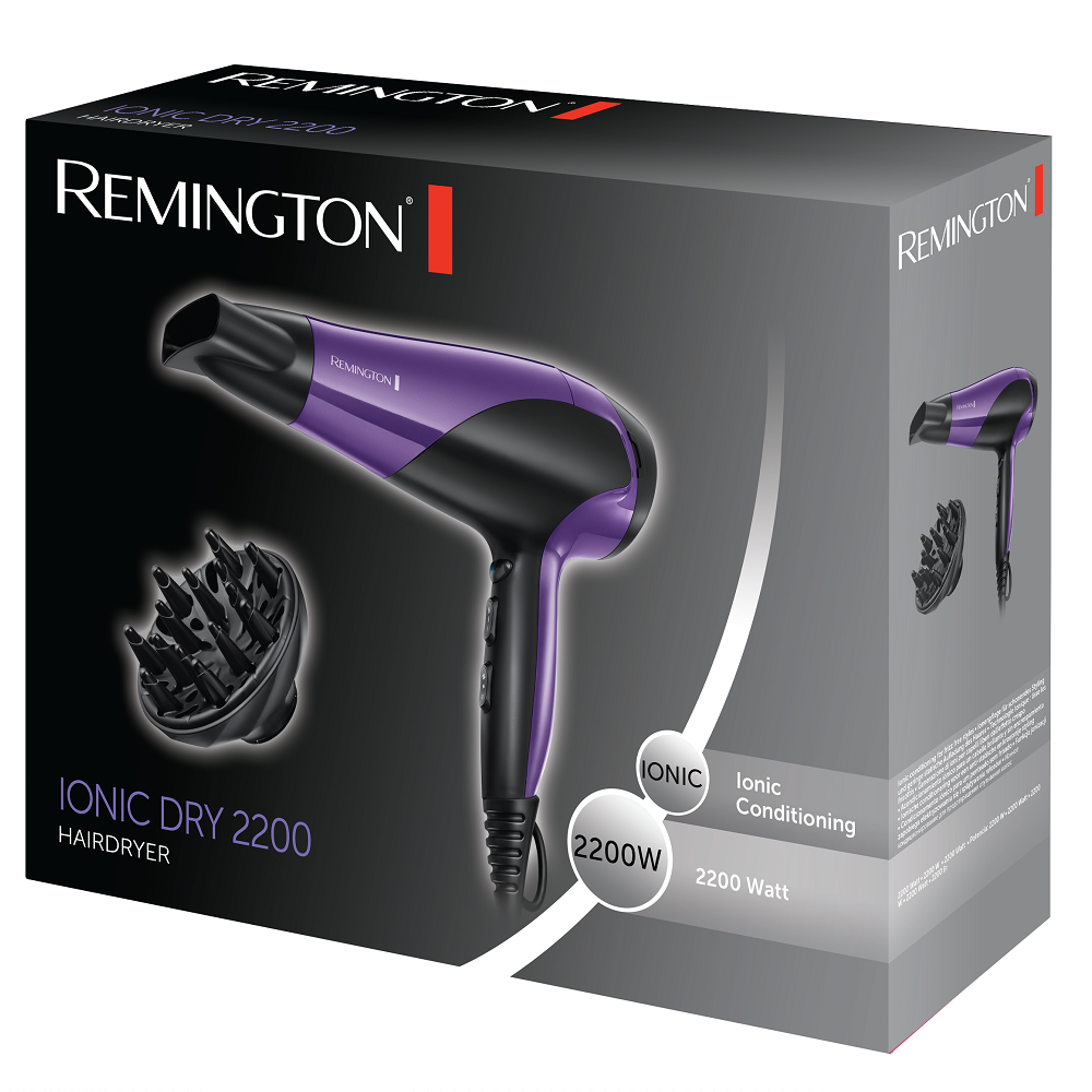 Фен Remington D3190 Ionic Dry с ионным кондиционированием - фото 4