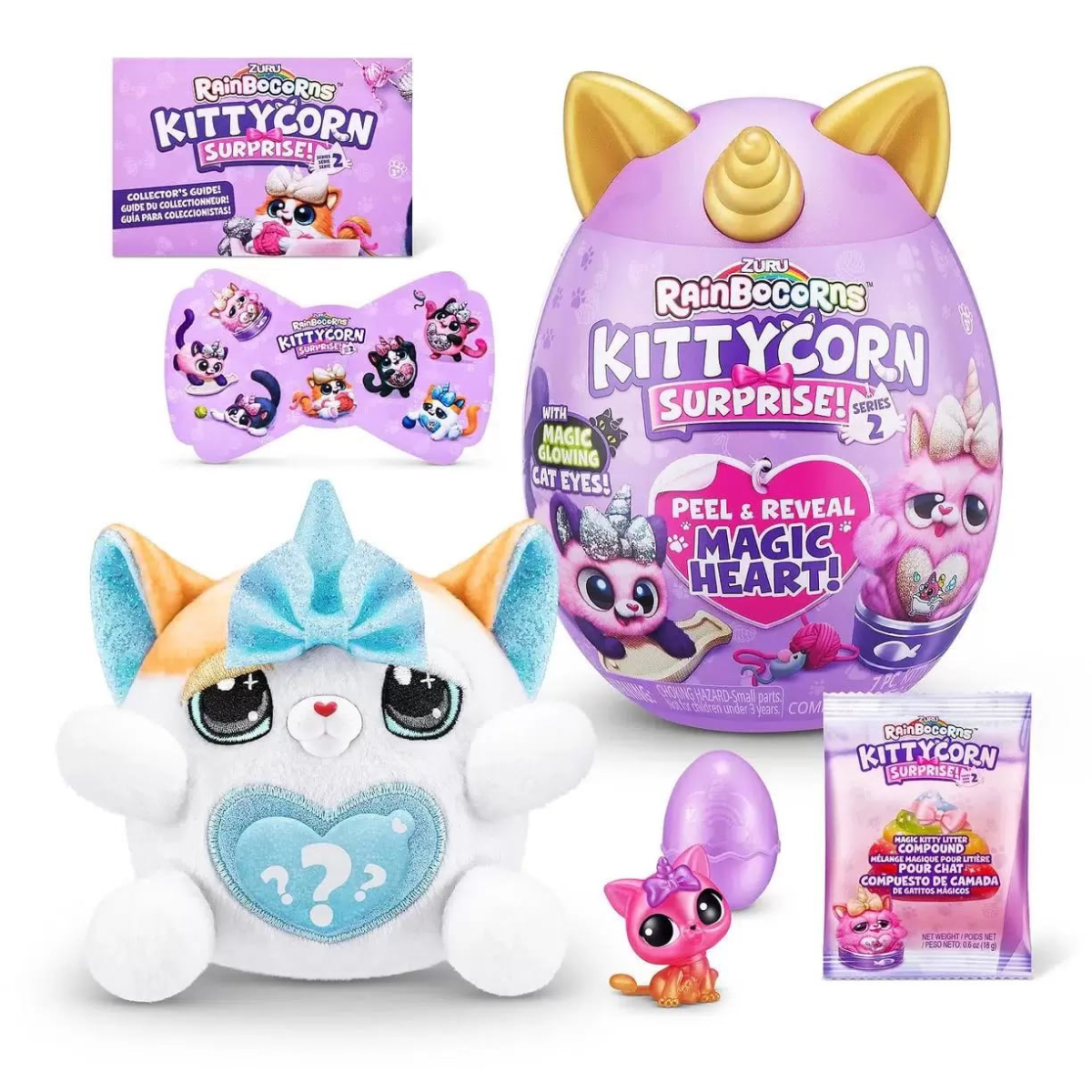 Игровой набор с куклой Zuru Rainbocorns Kittycorn Surprise 9279 00-00019109 - фото 4