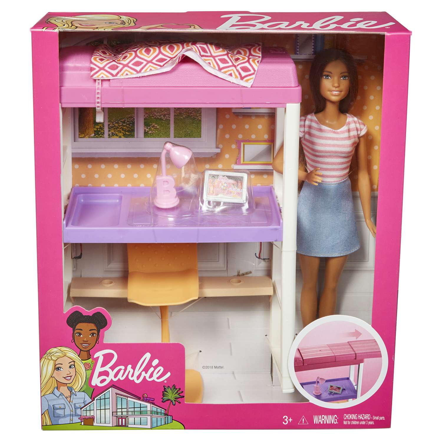 Игровой набор Barbie BRB Наборы мебели и кукла в ассортименте DVX51 - фото 7