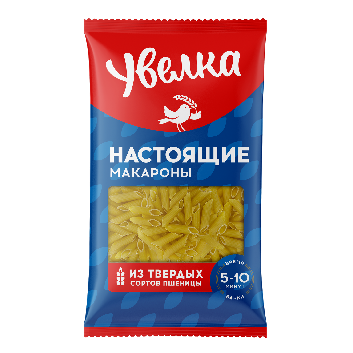Макароны Увелка Перо гладкое 450 г из твердых сортов пшеницы - фото 1