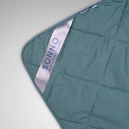 Одеяло SONNO AURA 1.5 сп. 140х205 Amicor TM Цвет Бельгийский зеленый