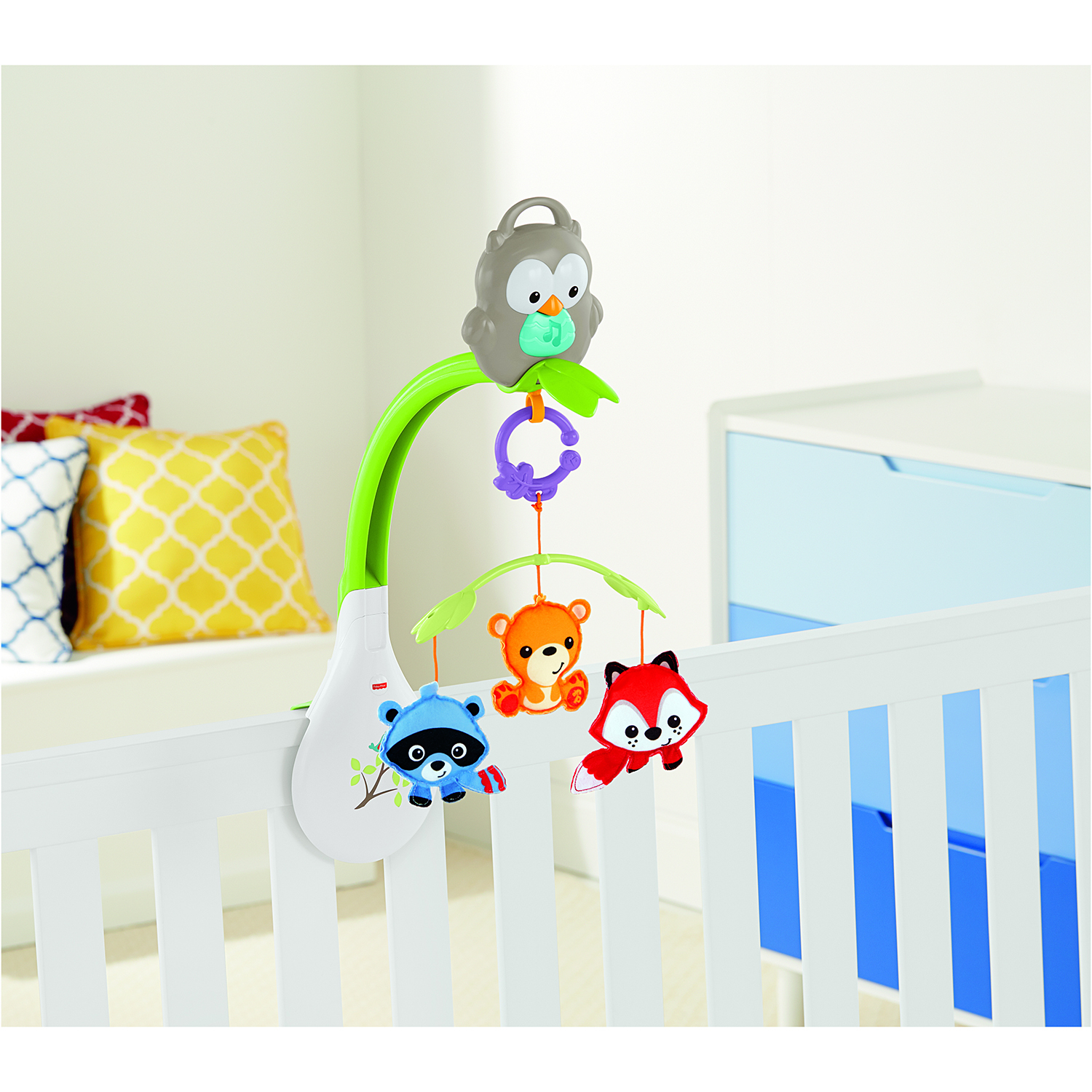 Мобиль Fisher Price Лесные друзья 3в1 музыкальный CDM84 - фото 8